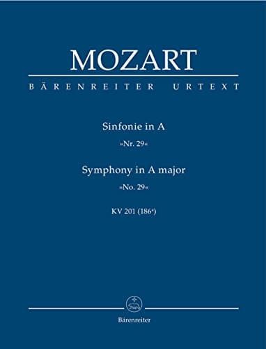 Image of Symphony No.29 in A major K.201 (Study Score)