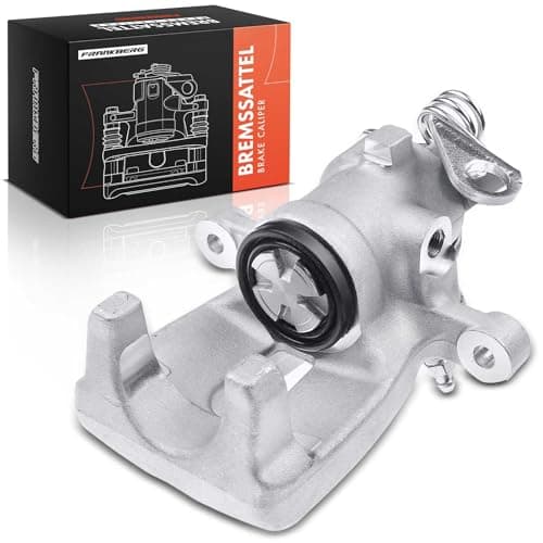 Image of Frankberg Brake Caliper Disc Brake Rear Left Cast Aluminium Compatible with 500 312 500/595/695 312 169 Punto 188 312 319 Musa 350 Ypsilon 843 Replace# 77364592