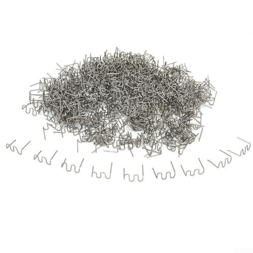 Image of 1000 Pieces 0.8mm S Wave Staples Stainless Steel for Automotive Bumper Bodywork Repair and Plastic Panel Fasteners