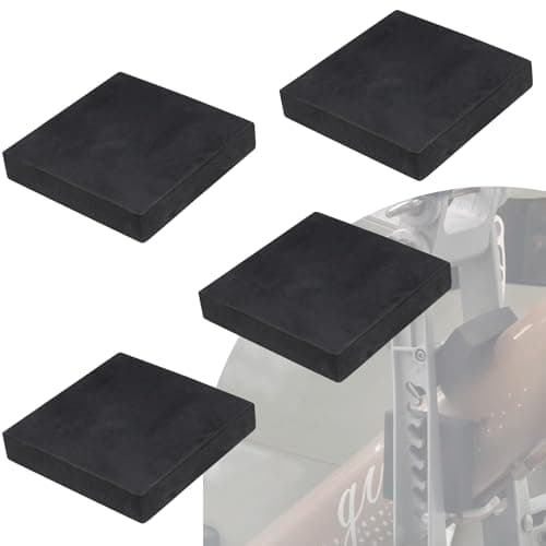 Image of Kiyraglo Rubber Anti-Vibration Pads Hard Pad 3.94" / 100mm Square Non-Slip Vibration Damping Mats for HVAC Air Compressor AC Units - 4 PCS 0.79"/ 20mm Thk