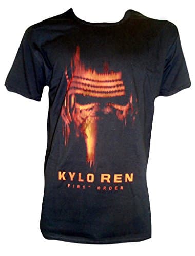 Image of Mens Official Star Wars VII The Force Awakens Kylo Ren First Order Black T-Shirt