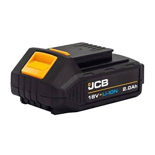Image of JCB 18V 2Ah Lithium-ion Battery - Unleash Endless Power for Your Cordless Tools - Rapid Charging - LED Charge Indicator - Long Lasting Performance - 3 Year Warranty