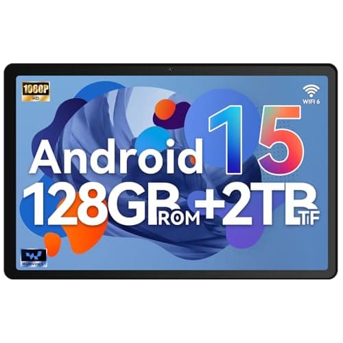 Image of Gleeso Tablet Android 15, Tablet 10 Inch with 30GB RAM+128GB ROM | Octa-Core A733 Processor | WiFi 6 | Android Tablets 10 Inch with 6200mAh | Bluetooth 5.4 | OTG | PC Mode(Black)