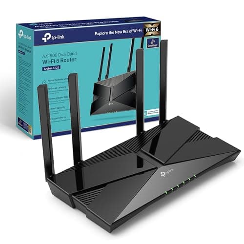 Image of TP-Link Next-Gen Wi-Fi 6 AX1800 Mbps Gigabit Dual Band Wireless Router, OneMesh™ Supported, Dual-Core CPU, Ideal for Gaming Xbox/PS4/Steam, Plug and Play (Archer AX23)