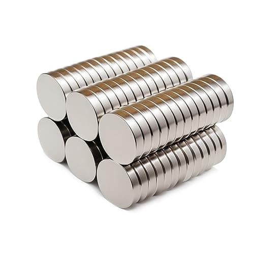 Image of Yizhet 50 Pcs 10 * 2 mm Magnets, Neodymium, Small Mini yet Strong for Fridge, Whiteboard, DIY, Craft, Postcard