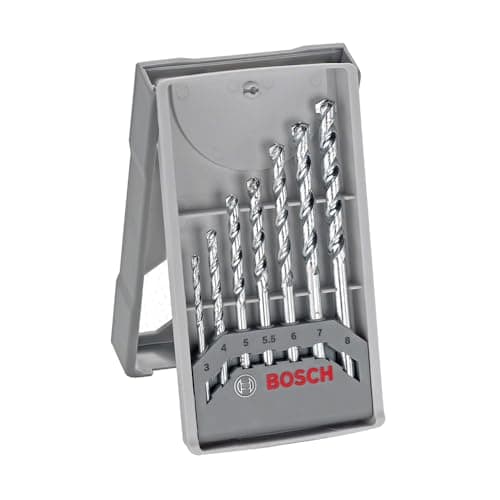 Image of Bosch Professional 7 pcs. CYL-1 Masonry Drill Bit Set (for Solid Brick, Lime and Sand Bricks, Ø 3-8 mm, Accessory Rotary Drill/Drivers, Impact Drill/Driver)