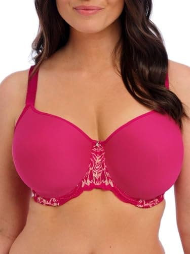 Image of Fantasie Women's Emmaline Underwire Molded Spacer T-Shirt Bra, Cerise, 34F