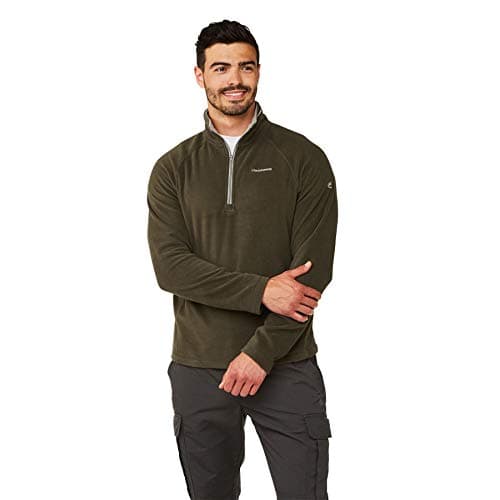 Image of Craghoppers Corey V Half Zip Mens Fleece - Woodland Green - S