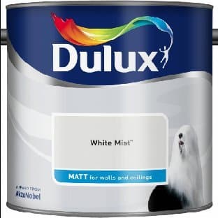 Image of Dulux Matt 2.5L White Mist