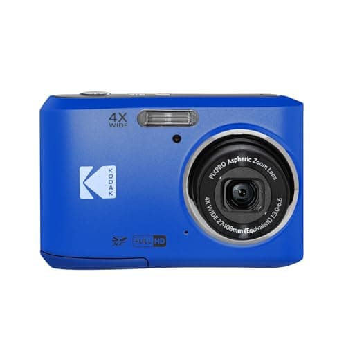 Image of KODAK Pixpro Friendly Zoom FZ45-BL 16MP Digital Camera with 4X Optical Zoom, 27 mm Wide Angle, 2.7 Inch LCD Display (Blue)