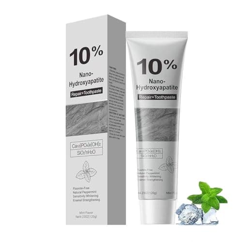 Image of 10% Nano-Hydroxyapatite Toothpaste, Remineralizing Toothpaste, Whitening Toothpastes for Strengthening and Protecting Tooth Enamel, Stain Removal Natural, Mint Flavor (1)