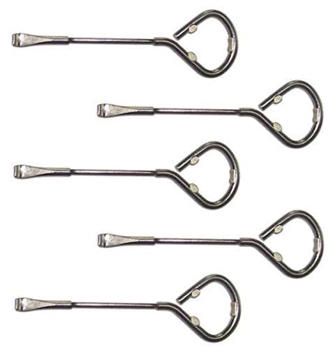 Image of 5 Pack Paint Can Opener, Bottle Opener, Metal Paint Can Opening Tool, 5 Pack Steel Paint Can Tool