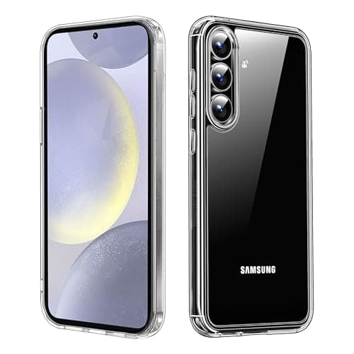 Image of For Samsung Galaxy S24 Plus Case Silicone Gel Protective Slim Soft Phone Cover - Crystal Clear Transparent for S24+ Phone Case