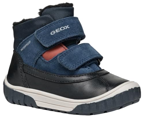 Image of Geox B OMAR BOY WPF C, Ankle Boot, BLACK/NAVY,