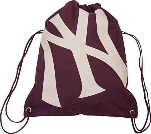 Image of MLB New York Yankees Gym Sack Drawstring Backpack - Burgundy