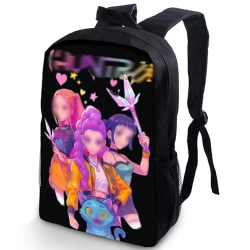 Image of Heartsking Demon School Bag, 14.5inch Cool Backpack Boys Girls, Kids Lightweight School Bag, Children Rucksack Casual Travel Bag, Adjustable Straps