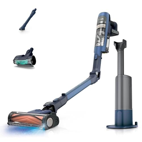 Image of Shark PowerDetect Speed Clean and Empty Cordless Pet Pro Vacuum, Anti-Allergen HEPA Filtration, Up to 60 Min Runtime, Includes Auto-Empty Charging Dock and 2 Tools, Ultramarine IA3241UKT