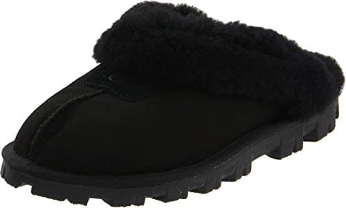 Image of UGG Women's Coquette Slipper, Black, 6 UK