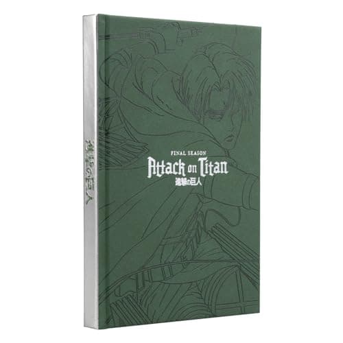 Image of Grupo Erik A5 Notebook Hardback - Attack On Titan Manga | Bullet Journal Dotted Note Book, Dotted Notebook A5 Sketchbook | Attack On Titan Merch, Anime Gifts, Stationery Gifts Under 15 Pounds