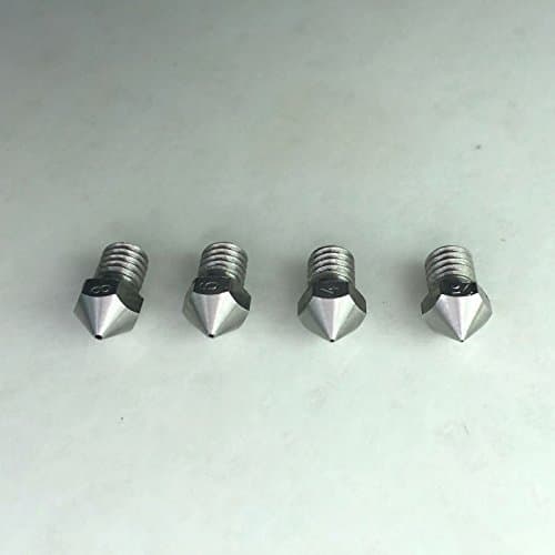Image of 4pcs Stainless Steel Nozzle compatible with 3.0mm Ultimaker 2 + UM2 Extended + 3D Printer Olsson Block Hotend, Interchangeable nozzles
