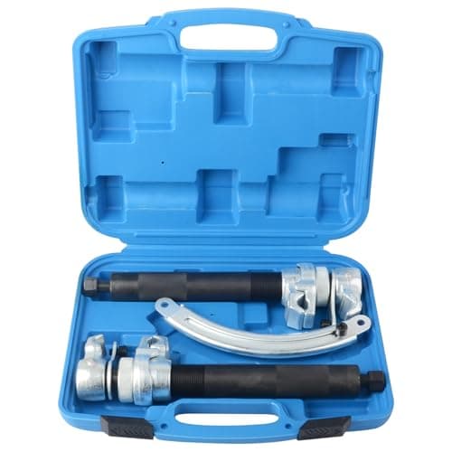 Image of DAYUAN Coil Spring Compression Tools - 2pc Durable Coil Strut Spring Compressor Clamps Tool Set with Safety Guard
