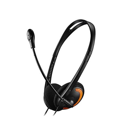Image of CANYON CHS01BO PC Laptop Headset Compatible with Skype, Black