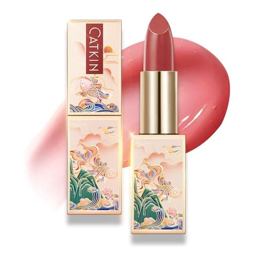 Image of CATKIN Moonlight Lip Balm, Colour Changing Lipstick, Natural Hydrating Tinted Lip Balm, Chapstick Lip Balms with Vitamin E for 8h Moisture for Dry Cracked Lips, 3.5g