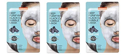 Image of Purederm - Deep Purifying Black O2 Bubble Mask (3 Pack)