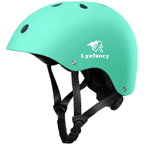 Image of Lyefancy Kids Bike Helmet, Toddler Helmet for 2-13 Years Old Boys Girls, Children Helmet Adjustable for Cycling, Biking, Scooter, Skating (Mint Green, S)