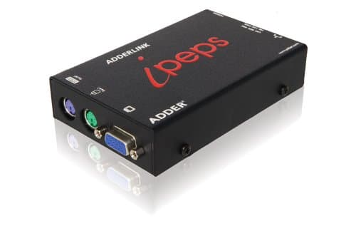Image of ADDER ADDERLINK IPEPS KVM IP UNIT + LOCAL PORT **Secure Computer Management over IP with additional Local Port, Modular System, Real VNC Software, Adventiq on-chip KVM over IP Technology, High Security, Remote file transfer, Optional ADDER.NET Enterprise Management Software.** AL-IPEPS-DA