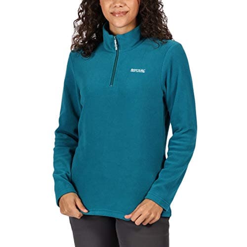 Image of Regatta Sweethart Fleece Lightweight, Symmetry Fabric and Half Zip Fleece, Women, Ocean Depths, 26