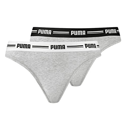 Image of PUMA Women's STRING, Grey/Grey, S (pack of 2)