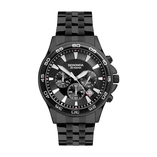 Image of Sekonda Unisex-Adult Analog Japanese Quartz Watch with Stainless Steel Strap 30195