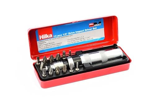 Image of Hilka 11670013 1/2-Inch Pro Craft Impact Driver Set (13-Piece)