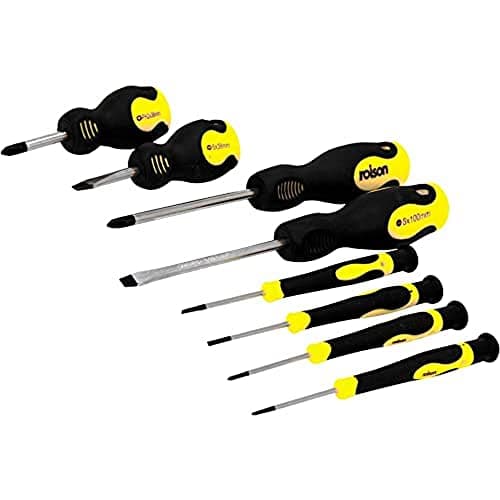 Image of Rolson 28852 8pc Screwdriver Set