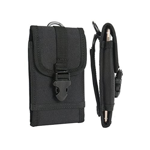Image of K-S-Trade Protective Case For Blackberry Z30 Belt Pouch/Holster Compatible With Blackberry Z30, Black Extremely Robust Phone Case Smartphone Protective Cover Outdoor/Camping Bag 1x