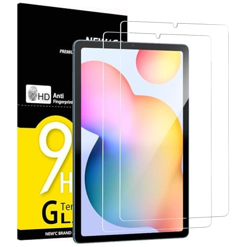 Image of NEW'C 2 Pack Designed for Samsung Galaxy Tab S6 Lite 2022/2020 10.4 Inch Screen Protector Tempered Glass, Bubble Free, Ultra Resistant