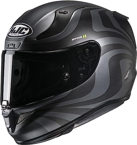 Image of HJC RPHA 11 Motorcycle Helmet - Eldon MC5 - Matt Black Silver (XL)