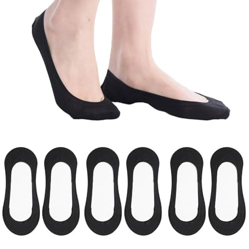 Image of Czdtq 3 Pairs Invisible Socks Men,No Show Socks,Invisible Unseen Inconspicuous Sock Women,Inconspicuous Unseen Sock Mens,Elasticated Grip,Non Slip Ankle Cotton,Low Cut Liner Boat Loafer