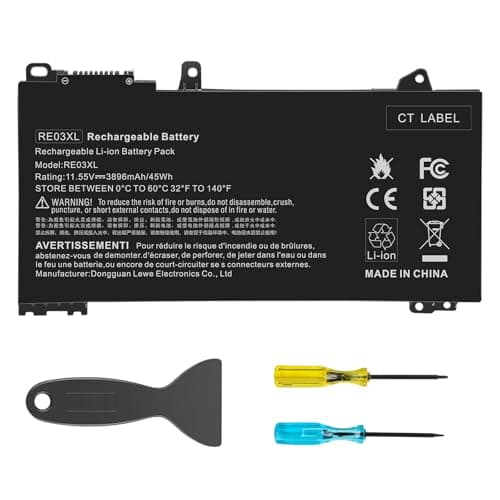 Image of ASUNCELL 45Wh RE03XL Laptop Battery for HP Probook 430 G6 440 G6 445 G6 450 G6 455R G6 Series, HP Probook 430 G7 440 G7 445 G7 450 G7 Series, RE03XL L32407-AC1 HSTNN-0B1C L32656-005 HSTNN-DB9A