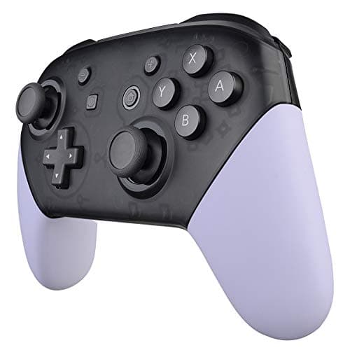 Image of eXtremeRate Light Violet Replacement Handle Grips for Nintendo Switch Pro Controller, DIY Custom Hand Grip Shell for Nintendo Switch Pro - Controller NOT Included