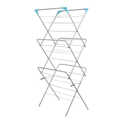Image of Easy Shopping 3 Tier Foldable Clothes Airer Laundry Concertina Towel Dryer Horse Baby Kids Indoor Outdoor Patio