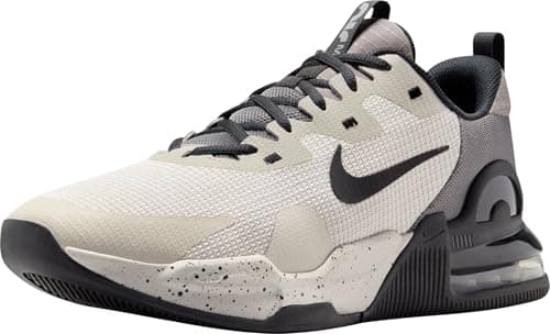 Image of Nike Air Max DM0829 Alpha Trainer 5 Men's Workout Shoe, Black/White, 8 UK