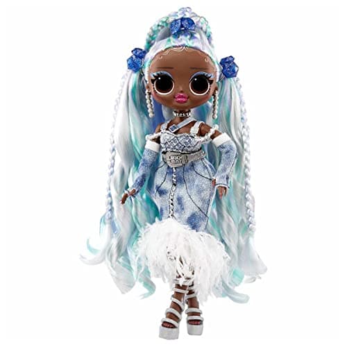 Image of LOL Surprise OMG Fashion Show Hair Edition Dolls - LADY BRAIDS - 10"/25cm Doll with Multiple Hairstyles - Includes Outfit, Styling Tools, Magic Mousse, & More - Collectable - For Kids Ages 4+