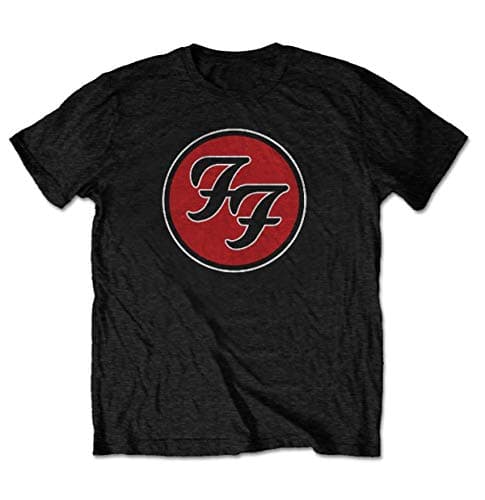 Image of Foo Fighters Mens Tshirt -M- FF Logo Black