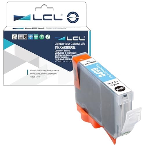 Image of LCL Compatible Ink Cartridge CLI65 CLI-65 PC CLI-65PC (1-PACK Photo Cyan) Replacement for Canon PIXMA PRO-200
