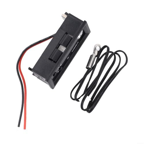 Image of 12V For PWM Fan Speed Controller with 4 Wire Connection and Digital Temperature Display for Cooling Applications (2 lines + rings)