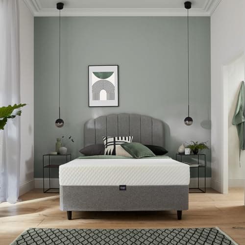 Image of Silentnight 7 Zone Memory Foam Rolled Mattress | Made in the UK | |Medium Firm |Double, White