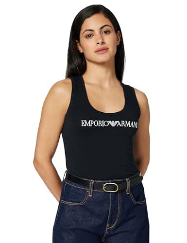 Image of Emporio Armani Woman's Everyday Cotton Underwear Tank Black M