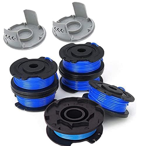 Image of TURMIN Strimmer Spool Compatible with Ryobi One+AC14RL3A, 8 Pack Autofeed Strimmer Line Replacement for Ryobi 18V 24V 40V,0.065" 11ft